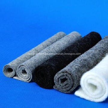 Aceite respetuoso del medio ambiente almohadillas absorbentes sucias fieltro de lana industrial